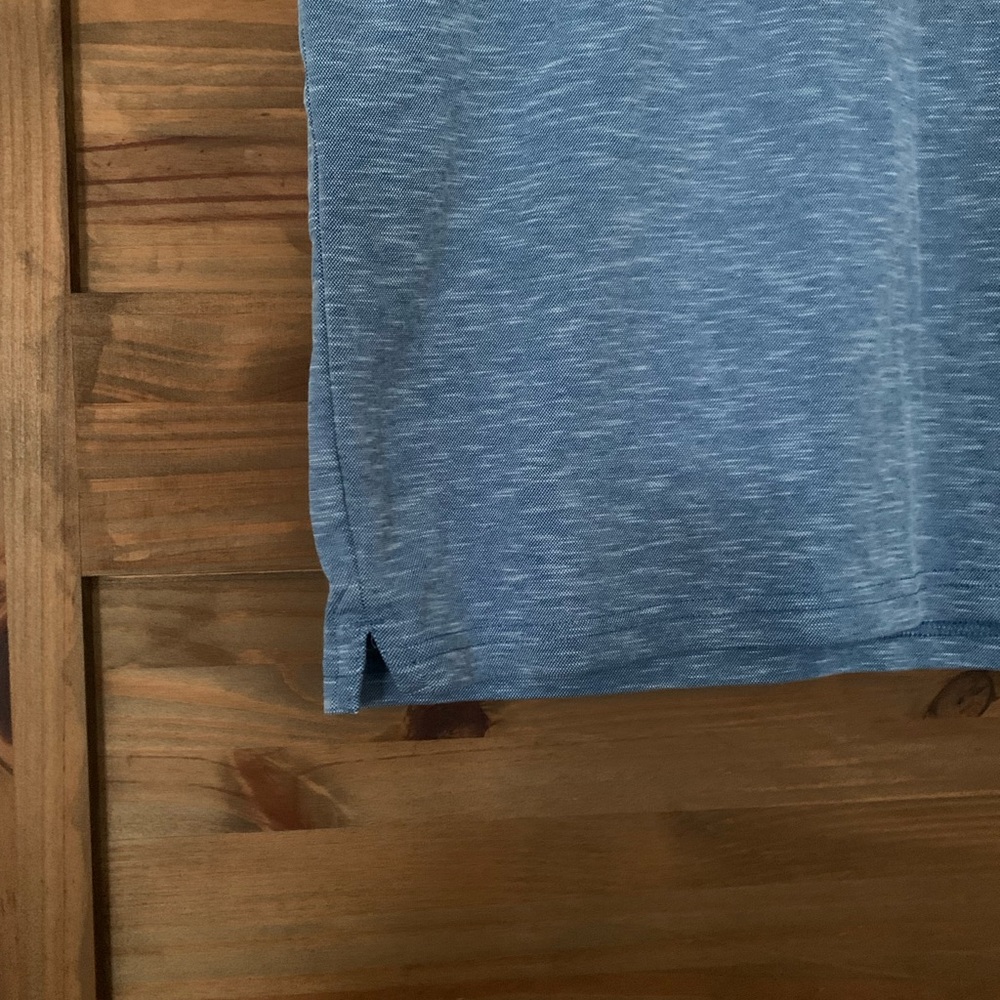 Denim & Flower Polo Shirt - Picture 7 of 15